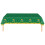 Vinyl Table Cloth Gold Disposable 1 Pack 2