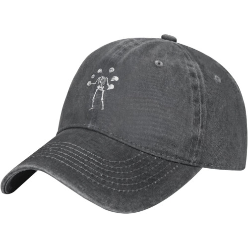 Distressed Denim Baseballkasket – Justerbar Unisex Hat 1