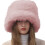 Set da donna composto da cappello e sciarpa in maglia, colore rosa. 2