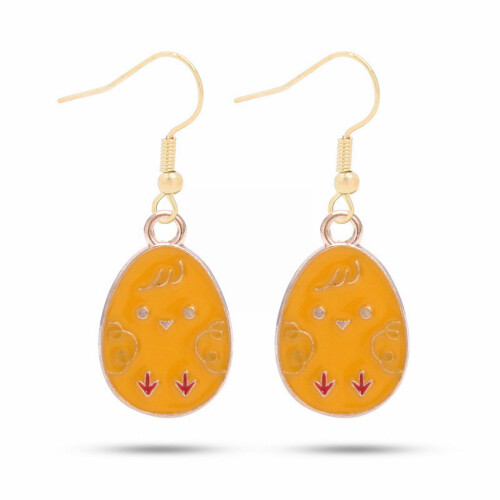 Orecchini pendenti con coniglietto e carota. 2