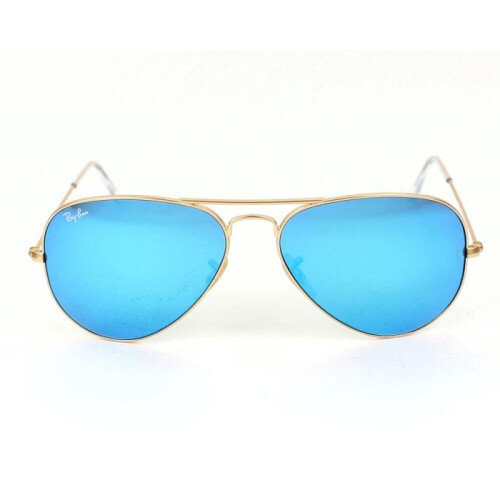 Γυαλιά ηλίου - RAY BAN - RB3025 - Χρυσά - Καφέ φακοί με μπλε καθρέφτη - Κατηγο 1