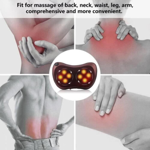 Μαξιλάρι μασάζ Shiatsu με λειτουργία θέρμανσης για πλάτη, αυχένα, αυχεν 2