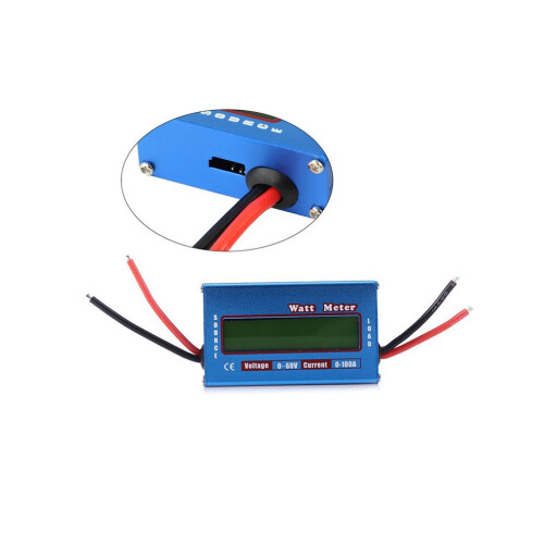 3 x 60V 100A Watt Meter Power Analyzer Solar Wind Analyzer LCD Digital Electricity Meter - Power Analyzer 2