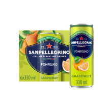San Pellegrino Italian Tastefully Light Sparkling Grapefruit Canned Soft Dr