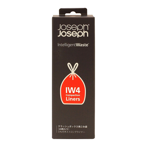 Joseph Joseph Joseph Joseph IW4 Bin Liners with Tie Tape Drawstring Handles 50 Litres Pac