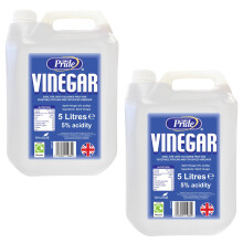 White Vinegar 2x5L | Food Grade, Baking, Pickling, Marinating | UK Made | (Pack of 2) 10 Litres