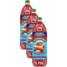 Robinsons Summer Fruits No Added Sugar Squash 175L Pack of 3