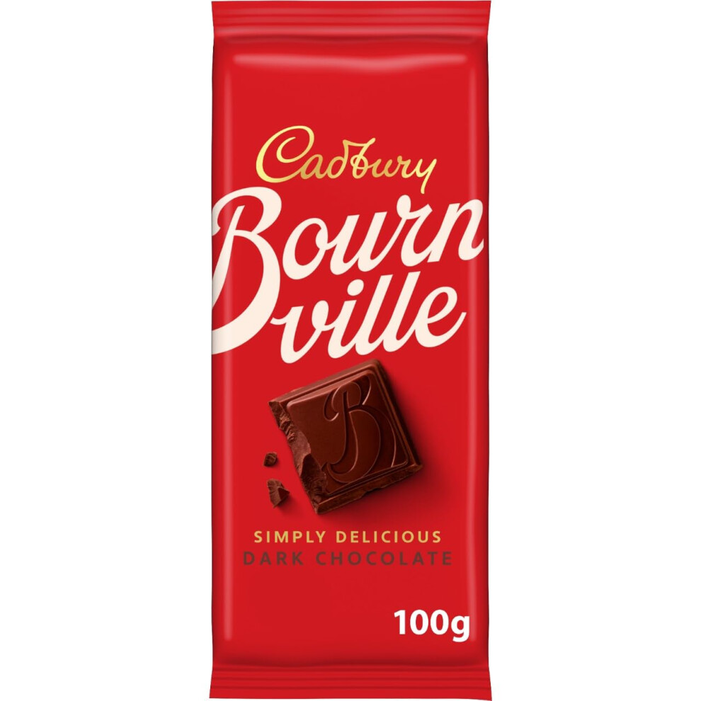 Cadbury Bournville Chocolate Bar Rich Smooth Chocolate Ideal For Dark
