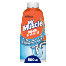 Mr Muscle Drain Foamer 500 ml Drain Cleaning Foam to Unblock  Eliminate Odo