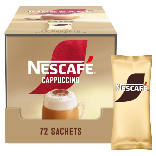 Nescafe NESCAFÉ Cappuccino Instant Coffee Sachets - 72 x 15.5g