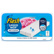 Flash Speedmop Wet Cloth Refills Fast Easy and Hygienic Lemon MultiSurface