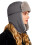 Set da donna composto da cappello e sciarpa in maglia, colore grigio scuro. 5