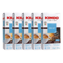 Kimbo Coffee Decaf Ground 5 x 250g Multipack  Decaffeinated Ground Italian