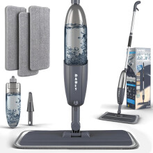 Microfibre Spray Mops for Floors Cleaning, 360 Degree Rotating Floor Mop Flat Dr