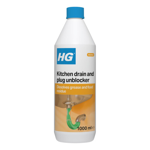 HG HG Kitchen Drain Unblocker | Clears Blocked Sinks | 1L