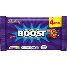 Cadbury Boost Original Chocolate Bars Filled w/ Biscuit & Cocoa w/