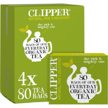 Clipper Tea Organic Fairtrade Everyday  USDA Organic NonGMO Fair Trade Sust