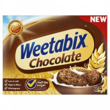 Weetabix Chocolate 24 Biscuits – Chocolate Chip Wheat Breakfast – 100 percent Wholegrain & High Fibre – Source of Iron & Vitamin B1 – UK’s N