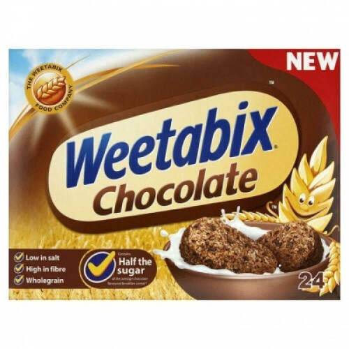 Weetabix Weetabix Chocolate 24 Biscuits - Chocolate Chip Wheat Breakfast