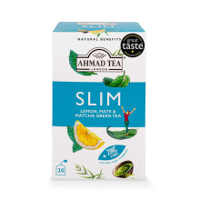 Ahmad Tea Natural Benefit Tea Lemon Mate Matcha Green Tea Slim Infusion