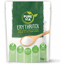 Pure Via Erythritol 1kg Zero Calorie Keto Friendly Sugar Alternative granu