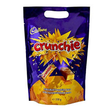 Cadbury Crunchie Minis Chocolate Bar Bag 330 g Pack of 1