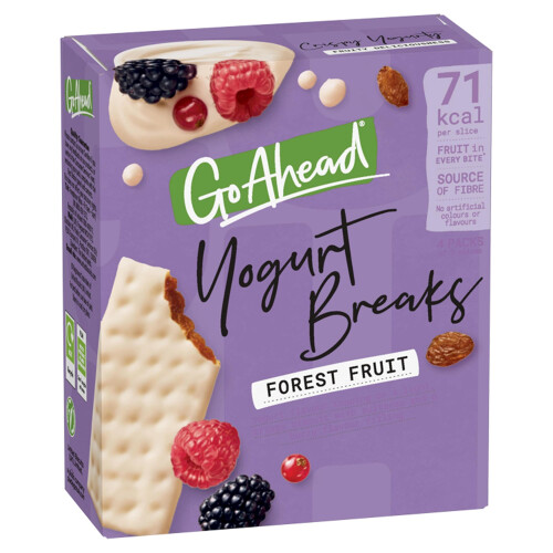 Go Ahead Forest Fruit Yogurt Breaks 4x355g