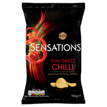 Walkers Sensations Thai Sweet Chilli Sharing Bag Crisps 150g