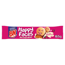 McVities BN Happy Faces Jam n Cream Biscuits 165g