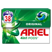 Ariel 4in1 PODS Washing Liquid Laundry Detergent Capsules 38 Washes Origin