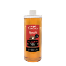 Sweet Freedom Hazelnut Coffee Syrup 1 litre Award Winning Great Taste Na