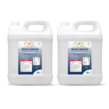 FILO High-Strength White Vinegar 20% 2x 5L | Natural Weed Killer | Extra-Strong Multi-Purpose Cleaner | Industrial and Household Use | Food Grade Cle