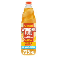Vimto Wonderfuel Squash – No Added Sugar – Vitamins B, C & D – Iron & Zinc – 725
