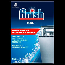 Finish Dishwasher Salt Box, 4kg, Prevents Limescale Build Up, Effective against