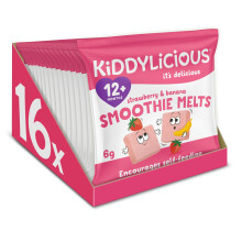 Kiddylicious Strawberry Banana Smoothie Melts Delicious Snacks for Kids