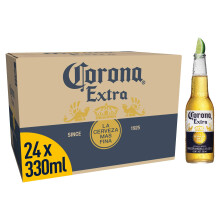 Corona Extra Lager Beer Bottle 24 x 330 ml