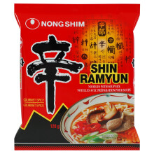 Nong Shim Shin Ramyun Noodle Soup Spicy 42ozpack of 5