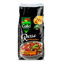 Riso Gallo Vegan Rosso Red Wholegrain Rice 2kg Pack of 1
