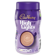 Cadbury Highlights Milk Chocolate Hot Drink, Low Calorie, Stir in Hot