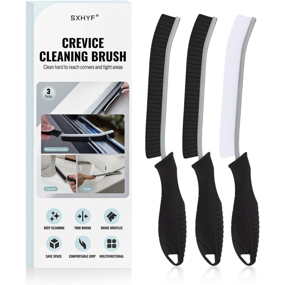 Sxhyf Cleaning Brush - Hard Bristle Crevice Cleaning Brush Uk, Multifunctional Gap Cleaning Scrub Brush, Grout Brush, Cleaning Products For Household