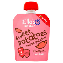 Ellas Kitchen Organic First Taste Sweet Potato 70g Pack of 10