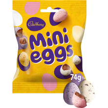 Cadbury Mini Eggs Bag Crunchy Shells with Smooth Milk Chocolate Centres Gif