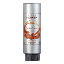 MONIN Premium Caramel Sauce 500ml for Frappes, Desserts, Cocktails, Hot Chocolat