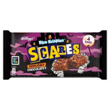 Kelloggs Rice Krispies Scares Devilishly Chocolatey Snack Bars 4x36g