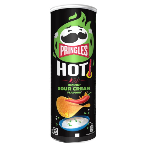 Pringles Pringles Hot Kickin Sour Cream Flavour 160g