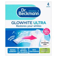 Dr Beckmann Glowhite Ultra Fabric Whitener 4 x 40g Sachets Pack of 2