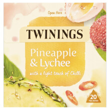 Twinings Pineapple & Lychee Herbal Tea bags, 20 Tea bags