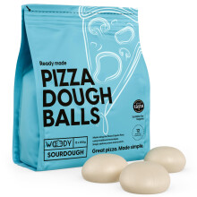 Pizza Dough Balls - Sourdough 12 x 250g | Italian Pizza Dough Balls -