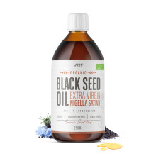 Organic Black Seed Oil 250ml – Cold & Freshly Pressed – Up to 5X% Strength Thymo