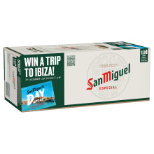 San Miguel Especial Premium Lager Beer, 10 x 440ml cans
